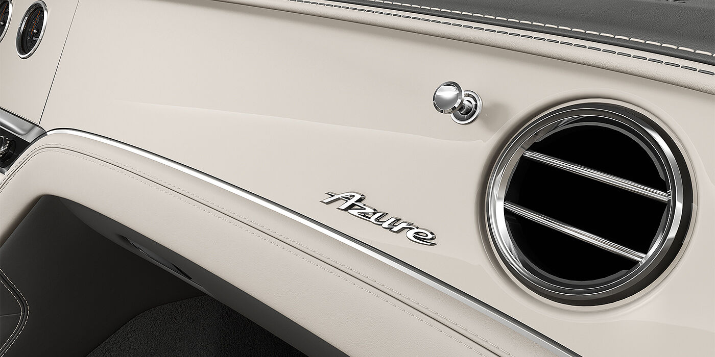 Bentley Hamburg Bentley Continental GTC Azure convertible veneer detail in Piano Linen veneer