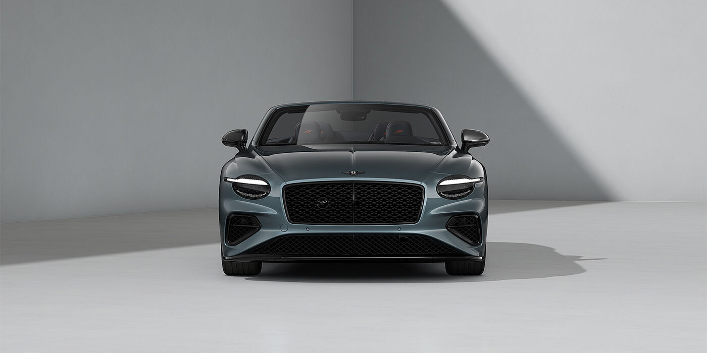 Bentley Hamburg Bentley Continental GTC S convertible in Thunder paint and 22" ten swept spoke wheels - full front