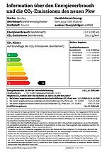 Bentley Bentayga EWB Mulliner 2025 information über den energieverbrauch und die co2-emissionen des neuen pkw