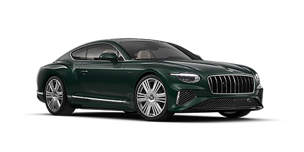 Bentley Hamburg Bentley Continental GT Azure coupe in Veridian paint and 22" Azure wheels - front 3/4