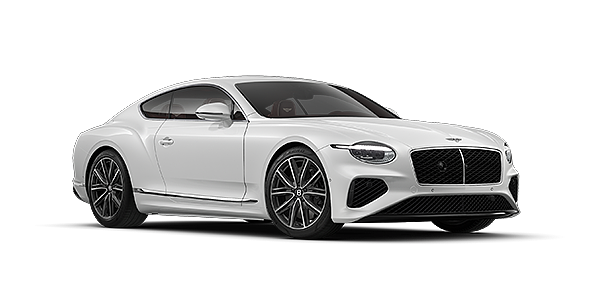 Bentley Hamburg Bentley Continental GT coupe in Snow Quartz paint and 21" Ten Spoke wheels - front 3/4