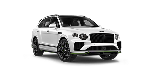 Bentley Hamburg Bentley Bentayga Speed SUV in Snow Quartz Pearlescent by Mulliner white paint