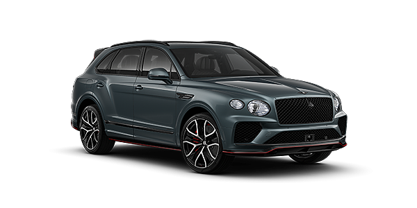 Bentley Hamburg Bentley Bentayga Speed SUV in Storm Grey Satin paint and 23" Black Painted and Bright Machined Wheels – front 3/4