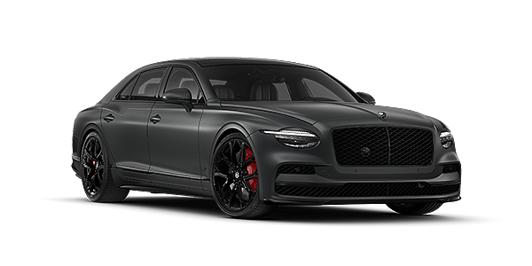 Bentley Hamburg New Bentley Flying Spur S sedan in Anthracite Satin  paint front 3/4 with 22" Sports  wheels