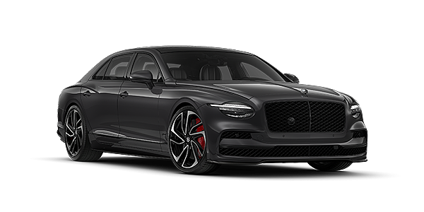 Bentley Hamburg New Bentley Flying Spur Speed sedan in Magnetic  paint front 3/4 with 22" Swept spoke Black & Machined wheels